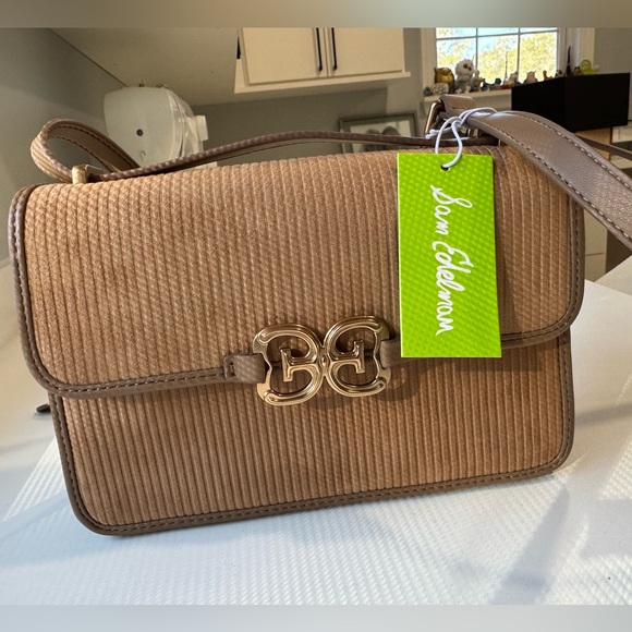 Sam Edelman Handbags - NWT |Sam Edelman Christy Convertible Shoulder Bag| Genuine Suede| Camel color